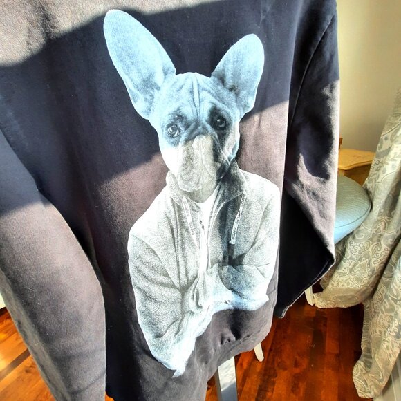 Cool Only and Sons graphic sweatshirt with French bulldog, 100% cotton - Picture 3 of 5